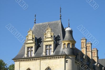 Medieval castle roof
