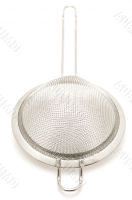 colander on white
