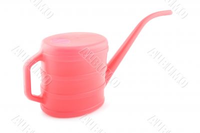 Red watering can