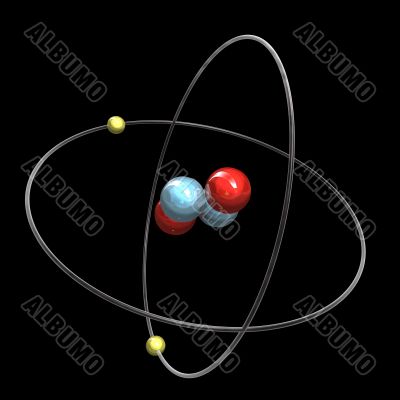 3d Helium Atom