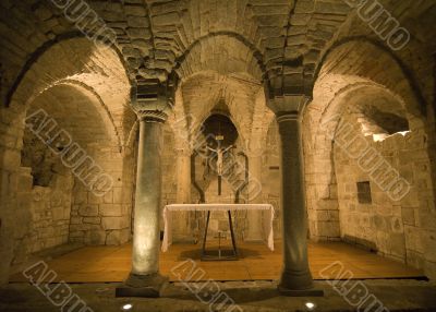 Church of Abbadia San Salvatore: crypt