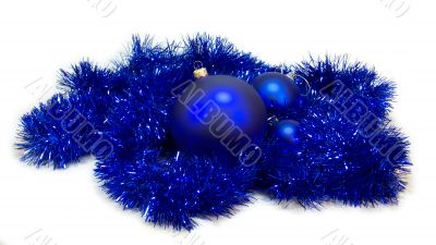 Christmas decorations isolated