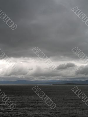 dark and stormy ocean