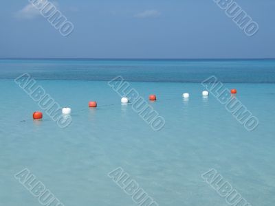 blue tropical ocean view
