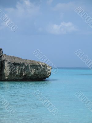 blue tropical ocean view