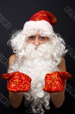 Jack Frost. Traditional Santa Claus.