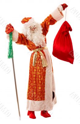 Jack Frost. Traditional Santa Claus