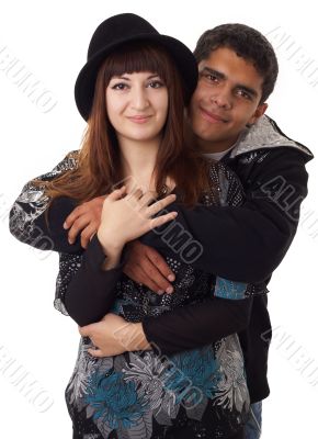 Happy loving couple