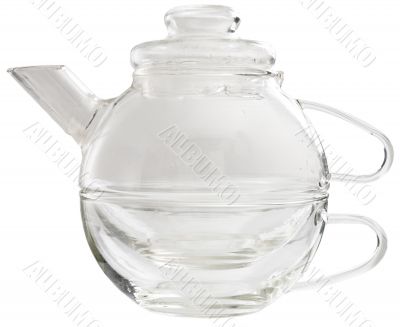 Glass teapot