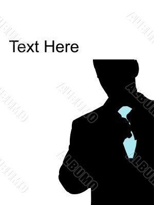 adult man fastening tie