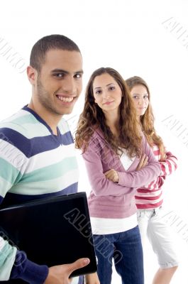 college friends standing together