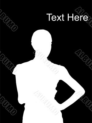 posing woman