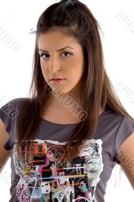 portrait of beautiful model