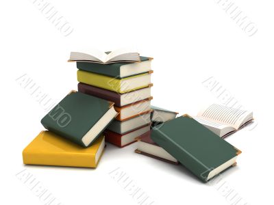 three dimensional pileup books
