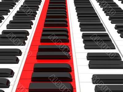 piano keys