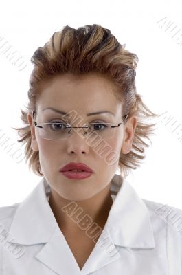 portrait of doctor with eyeglasses
