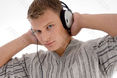 portrait of man with headset