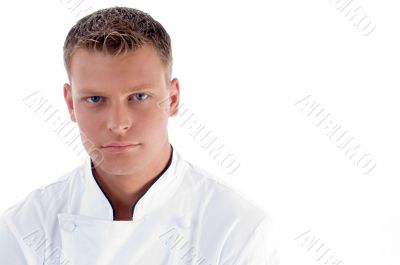 serious male cook
