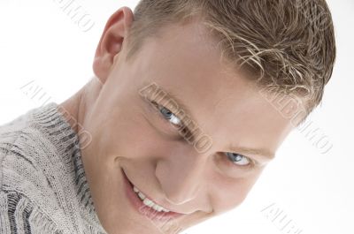 portrait of smiling man