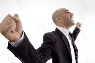 successful young corporate man