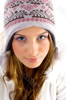 face of attractive  female