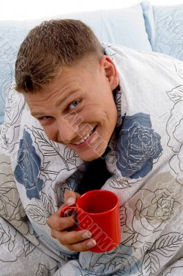 smiling male looking at camera