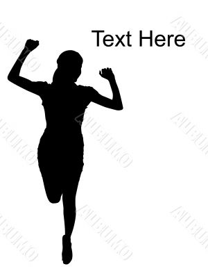 dancing young lady