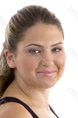 portrait of smiling girl
