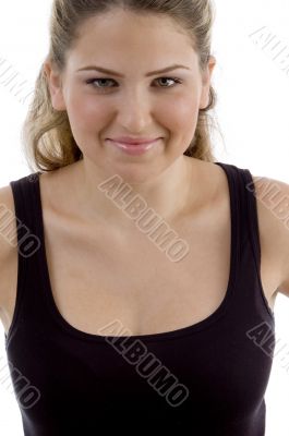 portrait of smiling girl looking at camera