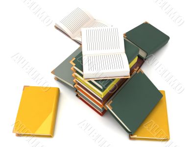 opened notebooks