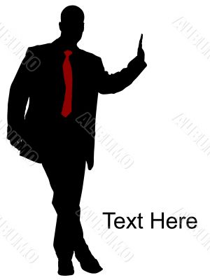 businessman looking at camera