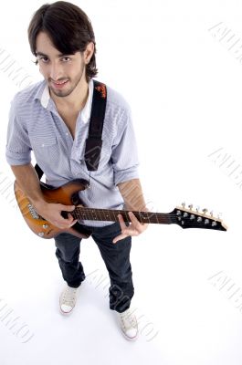 young male with guitar