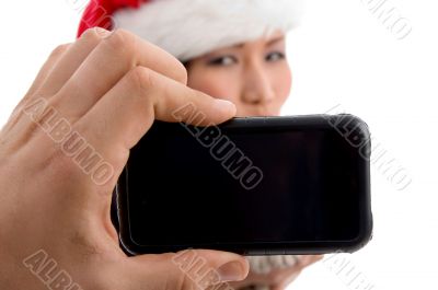 i-phone in hand