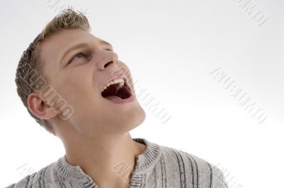 laughing young man