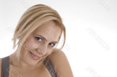 smiling beautiful woman