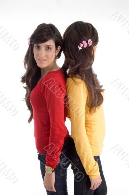young beautiful friends