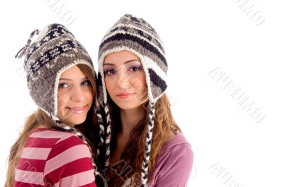 close up view of teens friends smiling