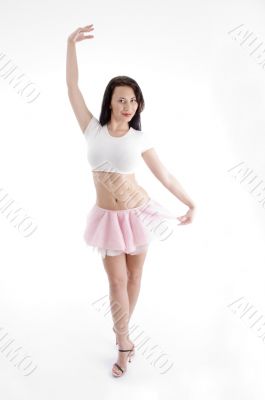 attractive young female posing