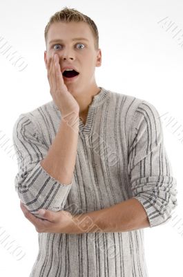 guy in astonished pose