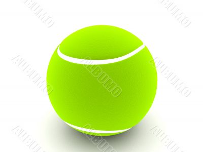 three dimensional tennis ball