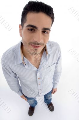 standing male looking you