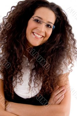 cute latin american model posing