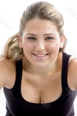 close up of smiling young girl