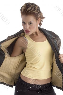 sexy pose of woman