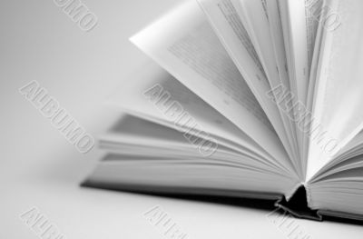 opened book
