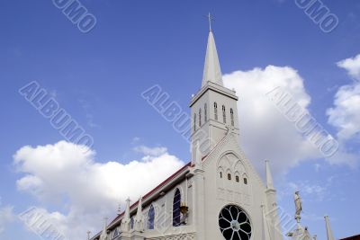 White church building