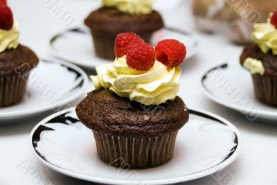 Raspberry Cupcakes