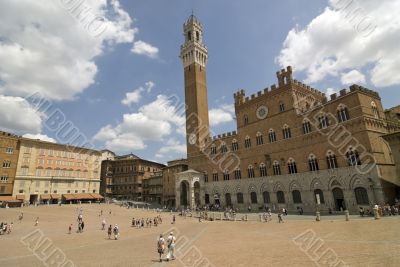 Siena (Tuscany) - The famous Piazza del Campo