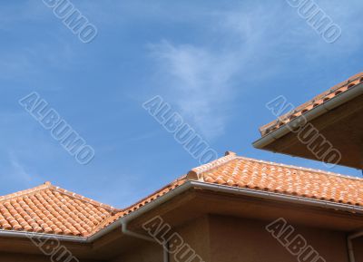orange clay roof