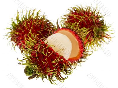 Rambutan, exotic fruit